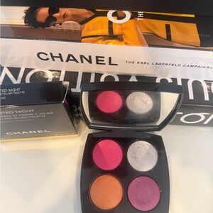CHANEL Night Blush Palette - Pink, Silver, Orange 🍊 🥰❤️😘
